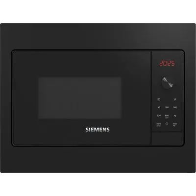 Siemens iQ300 BF523LMB3 Einbau-Mikrowelle Schwarz, Edelstahl