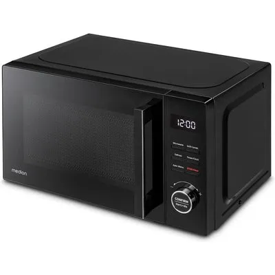 Medion MD 12021 2 in 1 Mikrowelle mit Grill 20L 800W/100W 5 Leistungsstufen, Timer