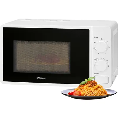 Bomann MW6014CB-W Mikrowelle 20L 700W weiß