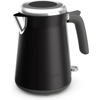 Tefal KI6668 1,7 L Collection Edelstahlwasserkocher schwarz