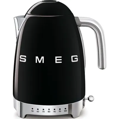 SMEG KLF04BLEU 50s Style Wasserkocher Schwarz