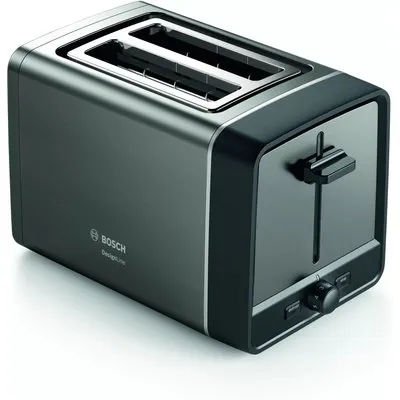 Bosch TAT5P425DE Kompakt Toaster DesignLine grau