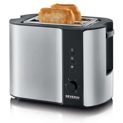 Severin AT 2589 Automatik Toaster Edelstahl Silber