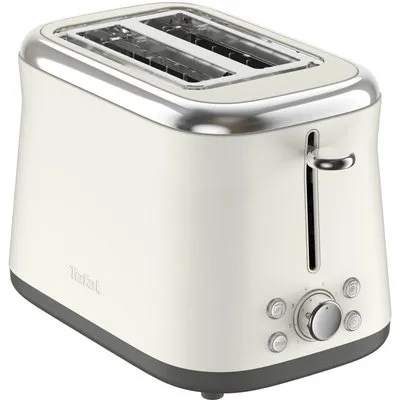 Tefal TT720A Collection Doppelschlitz-Toaster Retro-Edelstahl