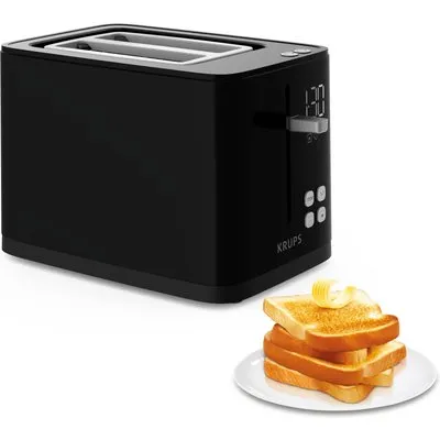 Krups Smart'n Light KH6418 Toaster schwarz