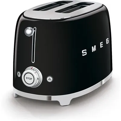 SMEG TSF01BLEU 50s Style Toaster Schwarz