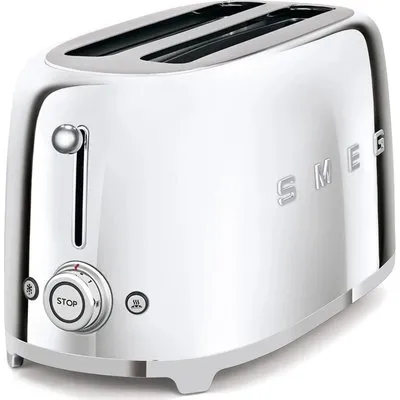 SMEG TSF02SSEU 50s Style 4 Scheiben Langschlitz Toaster Chrome