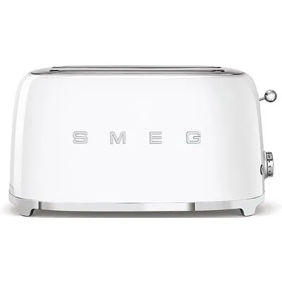 SMEG TSF02WHEU 50s Style 4 Scheiben Langschlitz Toaster Weiß