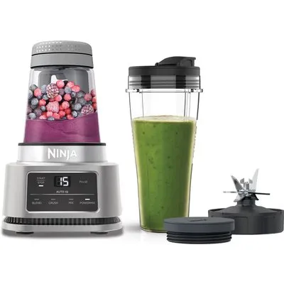 Ninja CB100EU Foodi 2-in-1 Power Nutri Mixer mit Smart Torque & Auto-iQ 1100W