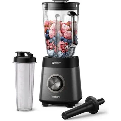 Philips HR3041/00 Standmixer 1.200W 2l-Glas variable Geschwindigkeit schwarz