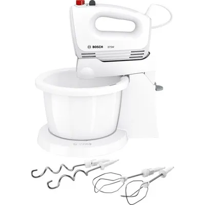 Bosch MFQ2600W Handrührgerät mit Ständer / Schüssel CleverMixx weiß