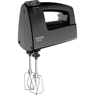Krups F60858 3Mix 7000 Handmixer  60 Jahre Edition 500 Watt schwarz