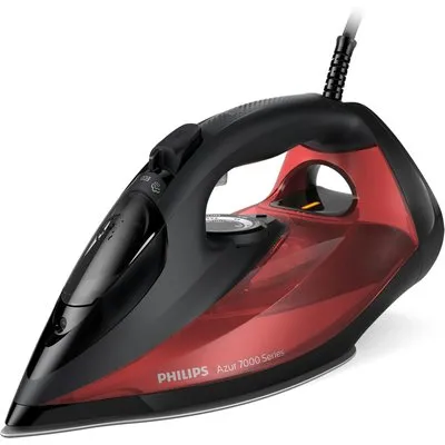 Philips DST7022/40 Dampfbügeleisen antihaftbeschichtet 2.800 W schwarz/rot