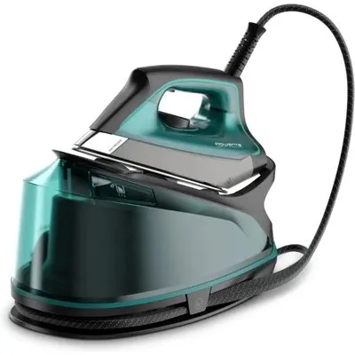 Rowenta DG7623 Compact Steam Pro Dampfbügelstation Schwarz/Grün