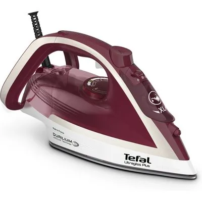 Tefal FV6810 Ultragliss Plus Dampfbügeleisen 2800W Dunkelrot Weiß