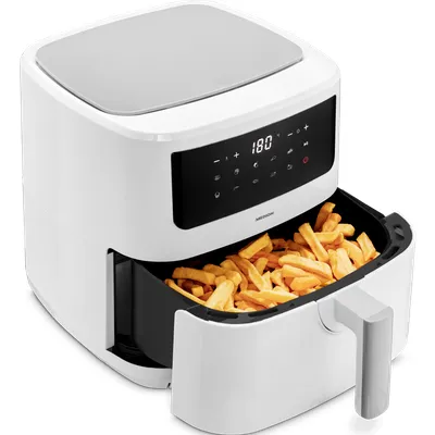 Medion MD 11750 Life P10 XL Duo-Heißluftfritteuse 6,8 l, weiß
