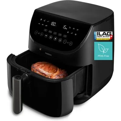 Medion MD 13060 X20 XXL Heißluftfritteuse 6,6l schwarz