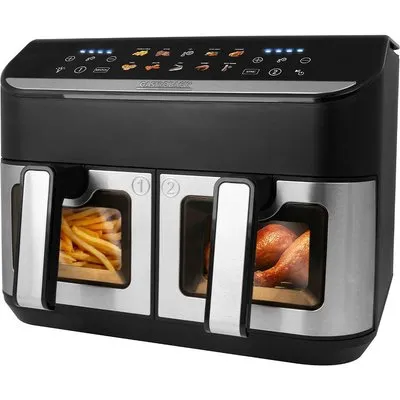 Gastroback 42586 Multi-Heissluftfritteuse Duo Family 9 Liter