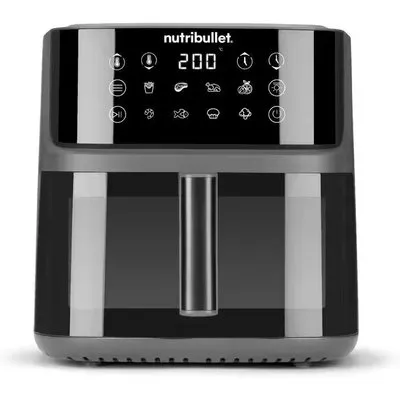 NutriBullet NBA0811DG CrispLite Vision 8 Liter Air Fryer dunkelgrau