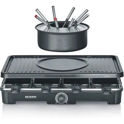 Severin RG 2347 Raclette / Fondue Kombination, 1400 W