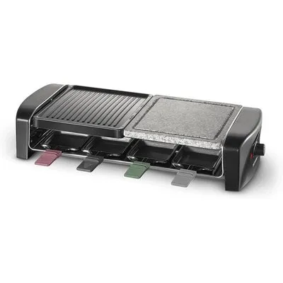 Severin RG 9645 Raclette-Grill mit Naturstein 1.400W schwarz