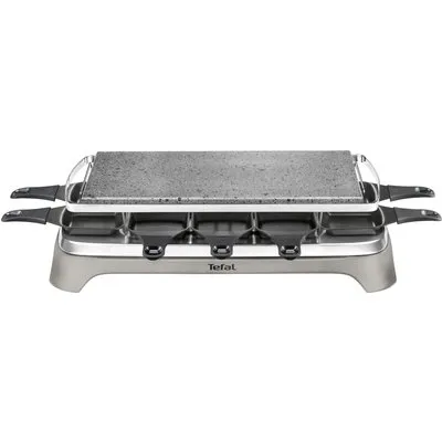 Tefal PR 457B Pierrade Raclette für 10 Personen Edelstahl