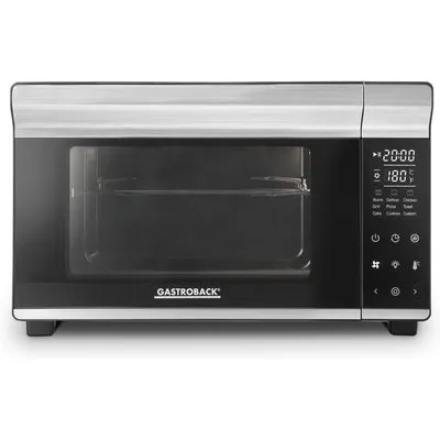 Gastroback 42814 Design Bistro Ofen Bake & Grill Edelstahl Mini-Backofen