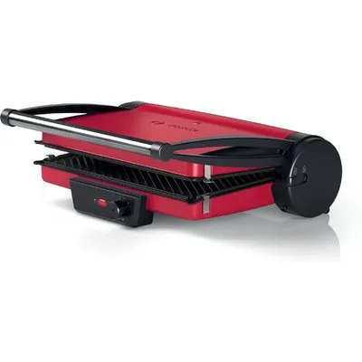Bosch TCG4104 Kontaktgrill Tischgrill rot/anthrazit 2.000W