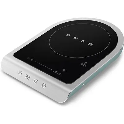 Smeg Portables Tisch-Induktionskochfeld Collezione Aesthetic Emerald Green-Matt