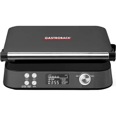 Gastroback 42449 Waffeleisen Advanced Control Edelstahl BLACK EDITION