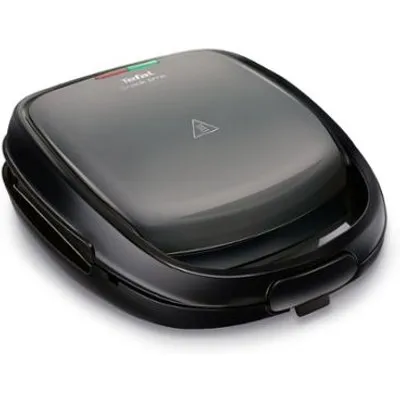Tefal SW 341B Snack Time Waffel-/Sandwichmaker Schwarz/Grau