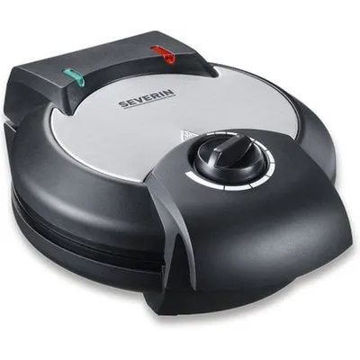 Severin WA 2103 Waffeleisen Edelstahl schwarz