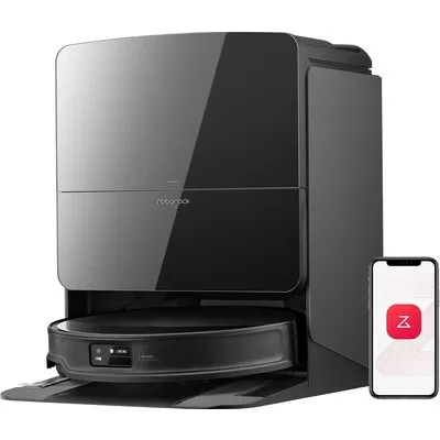 Roborock Saros 10R schwarz Saugroboter mit Selbstreinigungsstation
