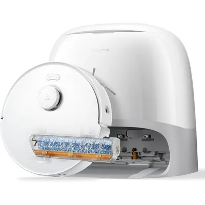 Roborock Qrevo Curv 2 proX Saug-/Wischroboter mit FlexiArm Wischsystem Absaugstation weiß