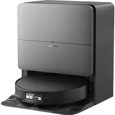Roborock Saros 20 Sonic Complete Schwarz Wischroboter mit Rockdock Absaug- /Reinigungsstation