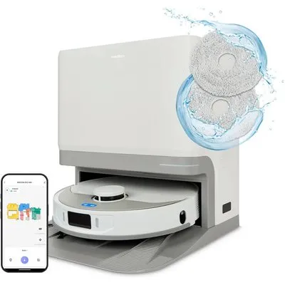 Medion MD12039 X55 SW+ Saug-Wischroboter mit Lasernavigation und Absaugstation