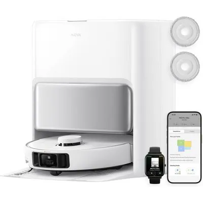 Mova P50 Pro Ultra Saugroboter mit Wischfunktion 19.000 Pa, Vollautomatische Basisstation