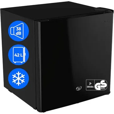 Medion MD370001 LIFE Mini-Kühlschrank mit Eisfach und Schloss schwarz