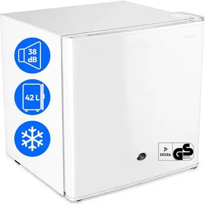 Medion MD370001 LIFE Mini-Kühlschrank mit Eisfach und Schloss weiß