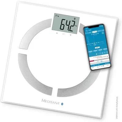 Medisana BS 444 connect Smarte Körperanalysewaage weiß