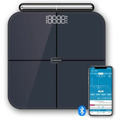 Medisana BS 850 connect Körperanalysewaage schwarz
