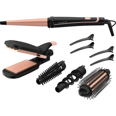 Rowenta CF4231 Infinite Looks 14-in1-Multistyler Schwarz / Rosegold