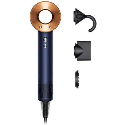 Dyson Supersonic Haartrockner Straight+Wavy Nachtblau/Kupfer