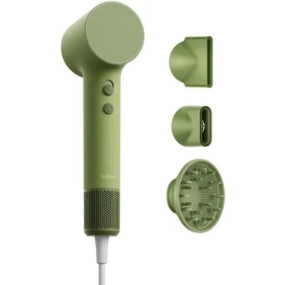 Laifen Air Pro High-Speed Haartrockner 115.000 U/min, Diffusor, Smart Temperature Control; grün