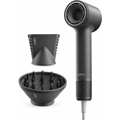 Laifen Air Pro High-Speed Haartrockner 115.000 U/min, Diffusor, Smart Temperature Control; schwarz