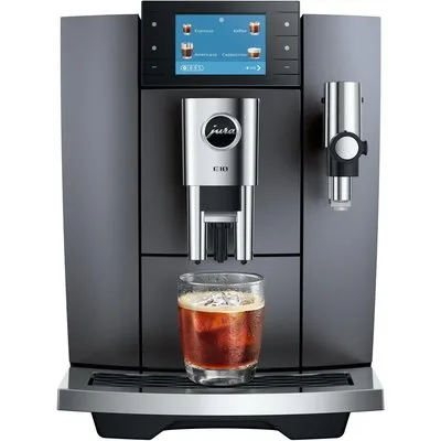 JURA E10 Onyx Grey (EA) Kaffeevollautomat 15743 3,5"-Display Mahlwerk P.A.G.2+