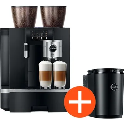 JURA GASTRO GIGA X8 (EB) Komplettpaket inkl. Cool Control 2,5 l (Art. 24246), Festwasseranschluss, professioneller Beratung, fachgerechter Aufstellung und persönlicher Einweisung