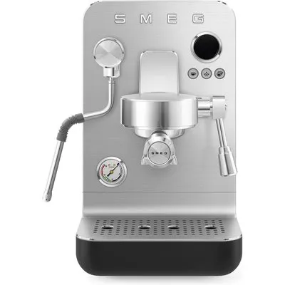 Smeg EMC02BLMEU Minipro Espressomaschine Collezione Ästhetik Schwarz