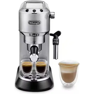 DeLonghi EC 685.M Dedica Style Siebträger Espressomaschine Silber