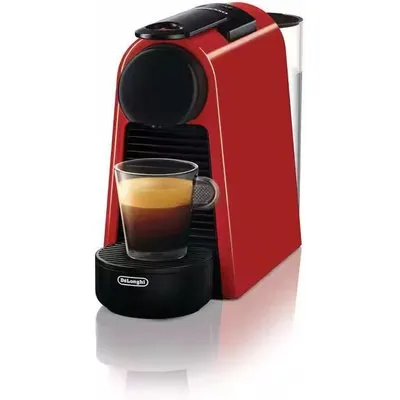 Nespresso Kaffeekapselmaschine DeLonghi Essenza Mini EN85.R Rot